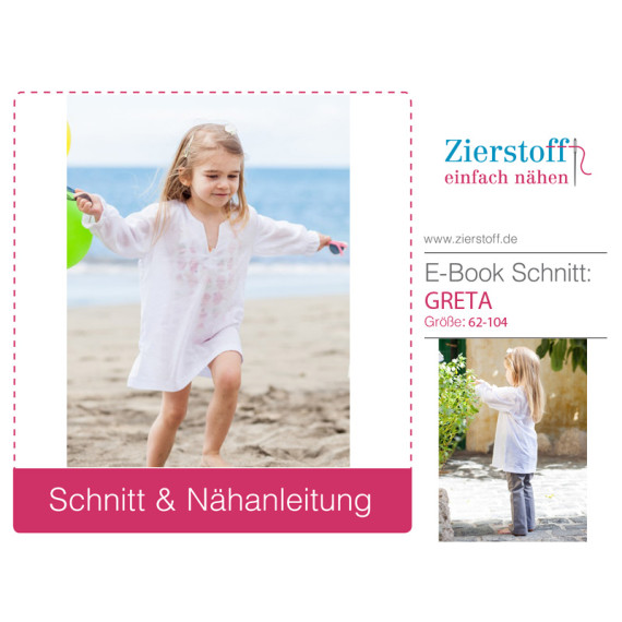 Ebook -  "Tunika/ Bluse/ Strandkleid "Greta" 62-104"